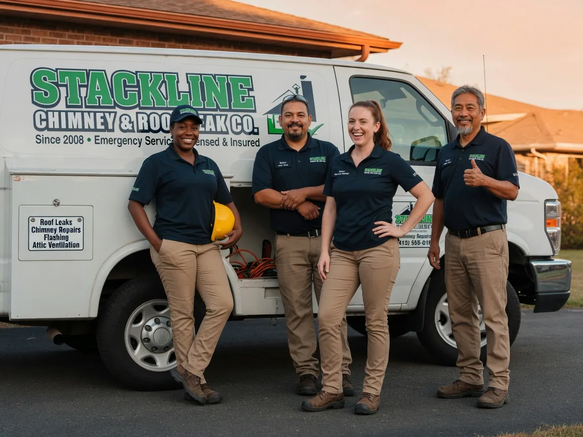Chimney flashing repair company in Robertsville, OH